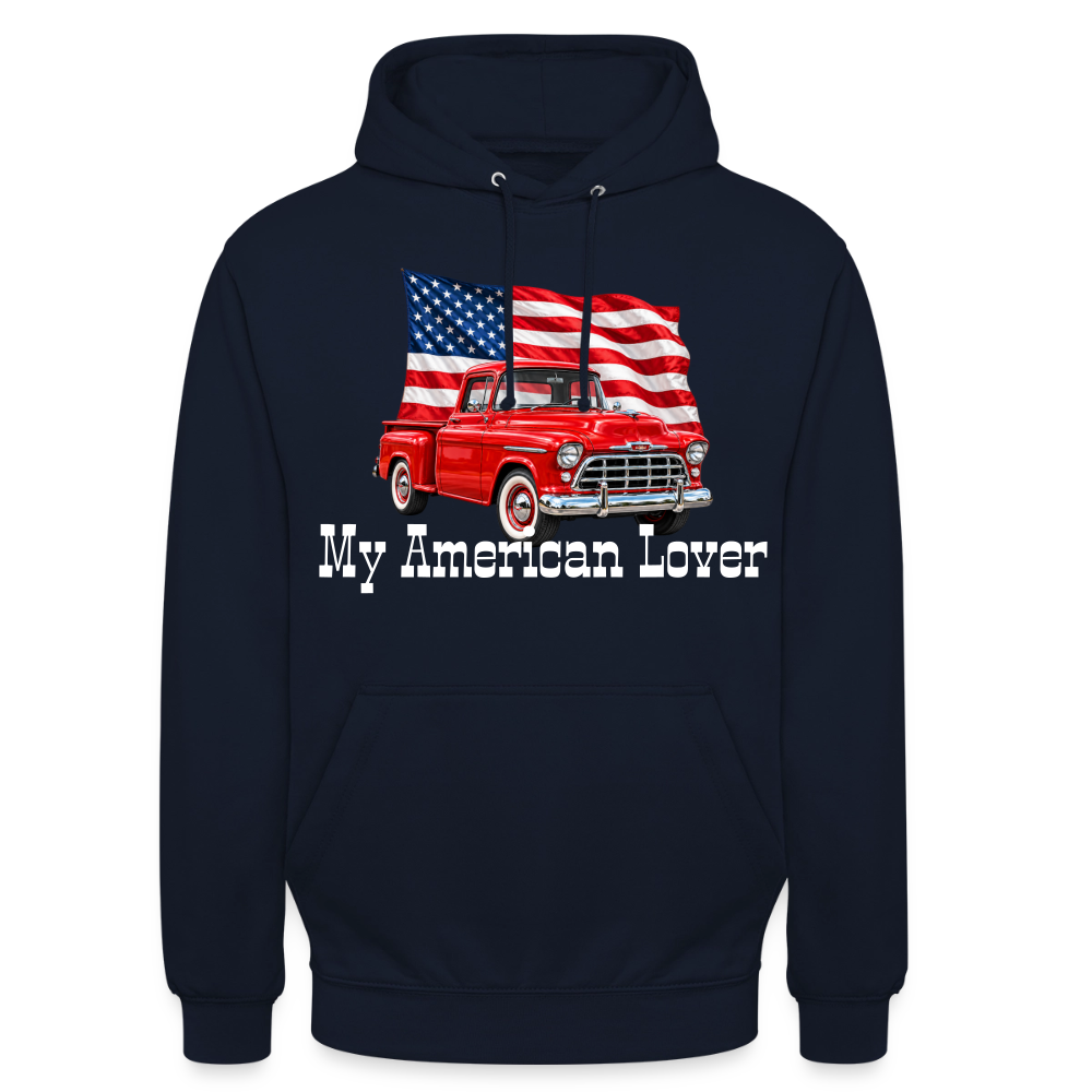 CityShirts - Hoodie - US Car - marineblå