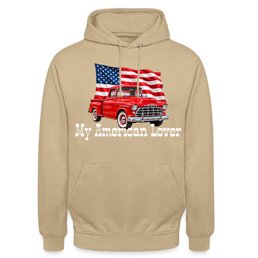 CityShirts - Hoodie - US Car - beige