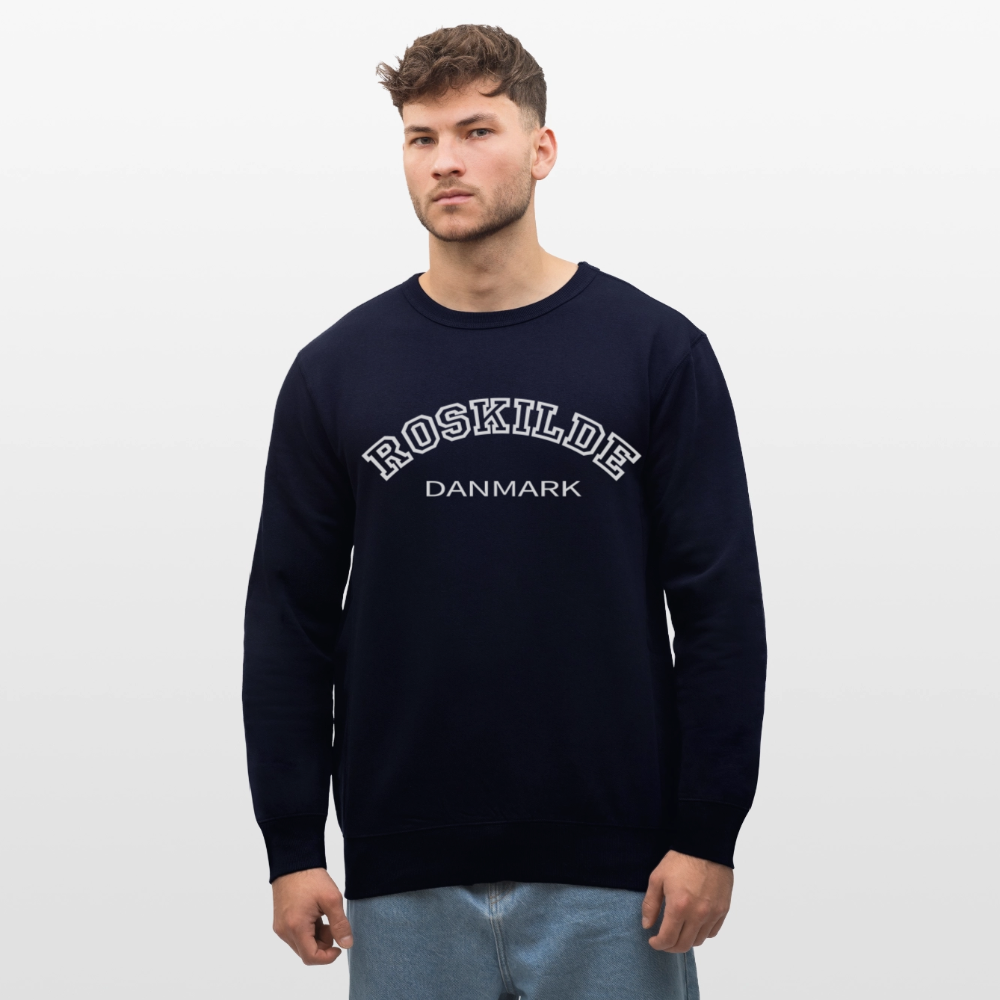 Unisex Organic Sweatshirt - Roskilde - marineblå