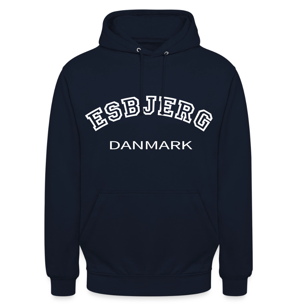 CityShirt - Hoodie - Esbjerg - marineblå