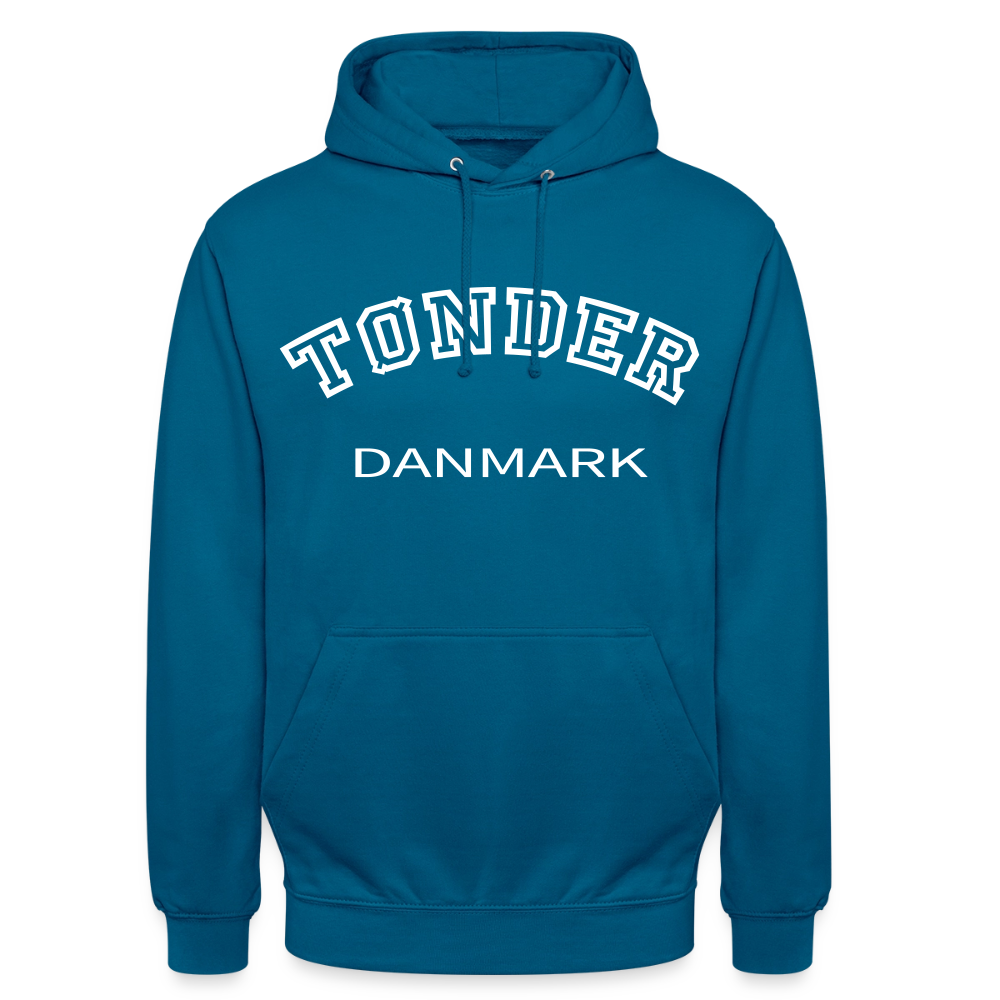 CityShirt - Hoodie - Tønder - dybt havblå