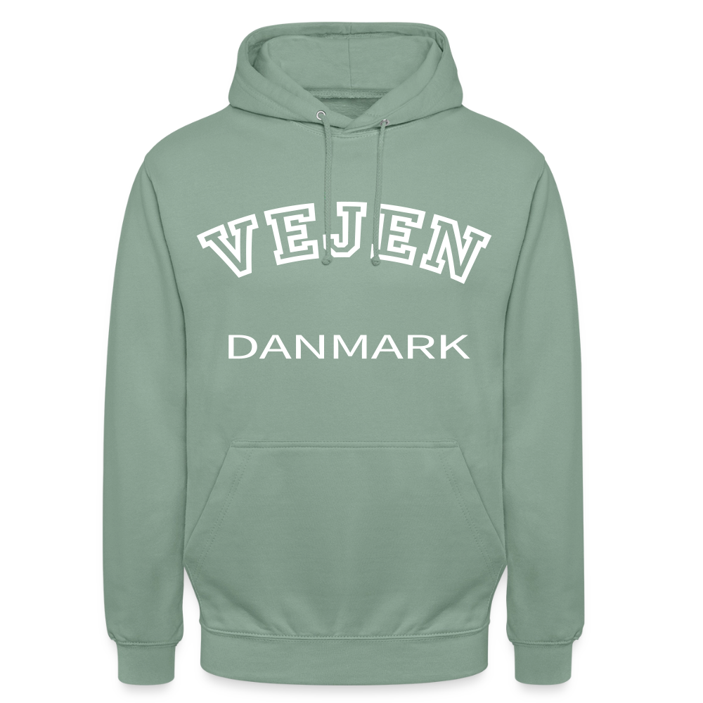 CityShirt - Hoodie - Vejen - grågrøn