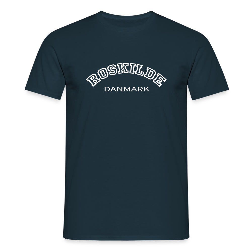 Herre-T-shirt - marineblå