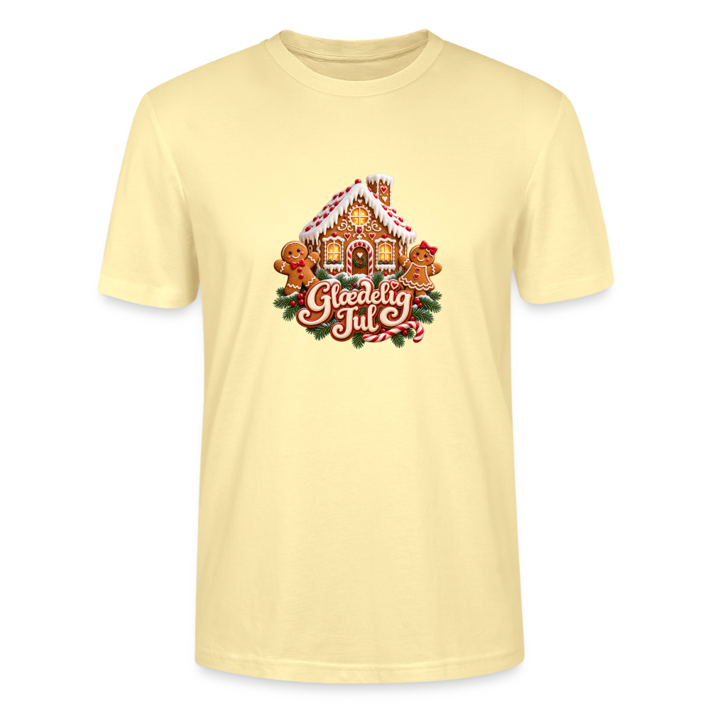 CityShirts - T-shirt - Glædelig Jul – peberkagehygge - CS067 - cremefarvet