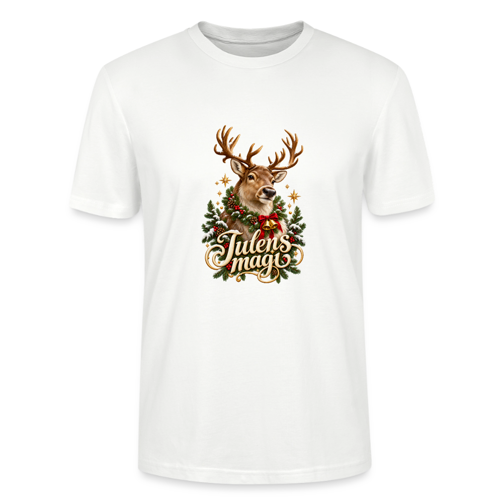 CityShirts - T-shirt - Julens magi – rensdyr - CS065 - hvid