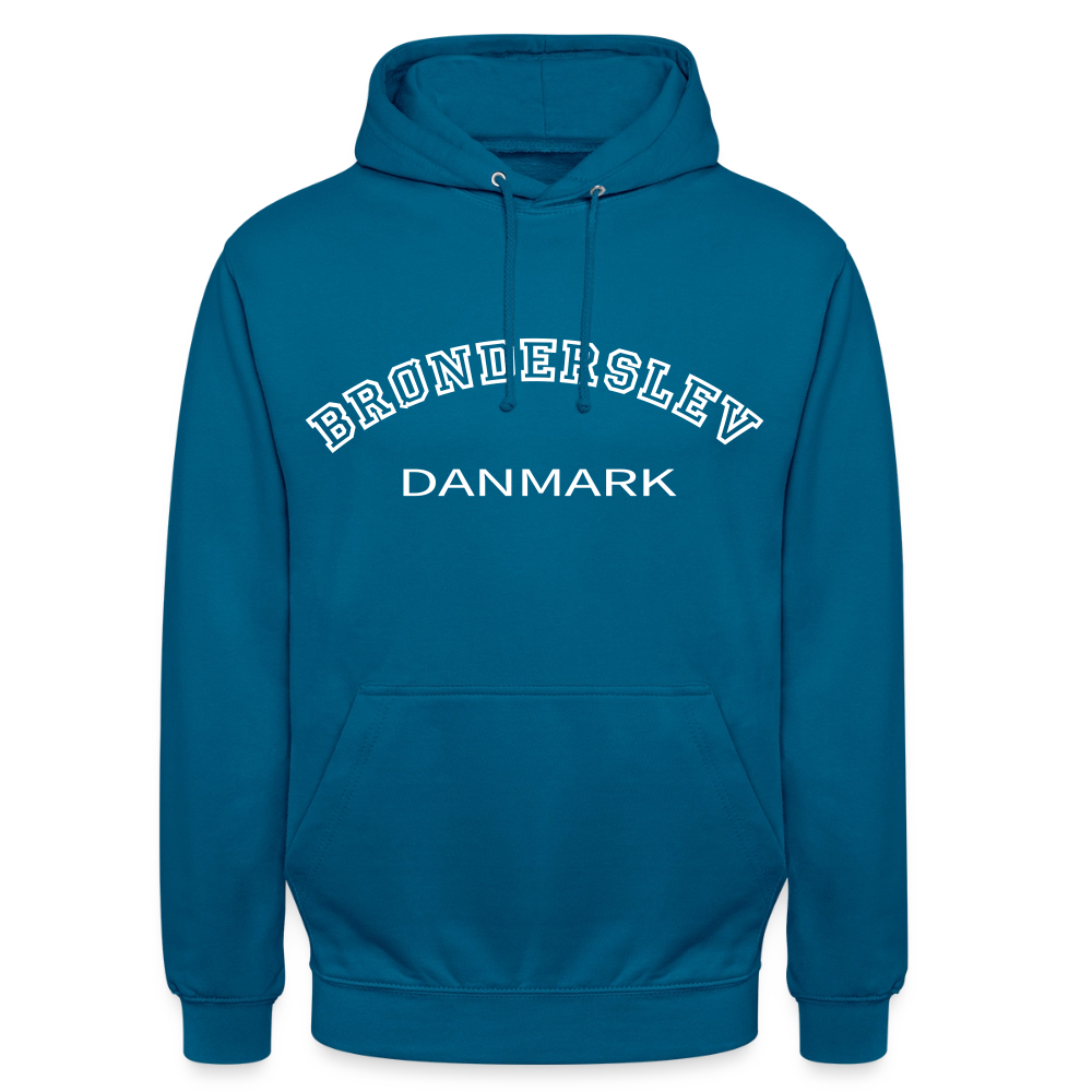 CityShirt - Hoodie - Brønderslev - dybt havblå