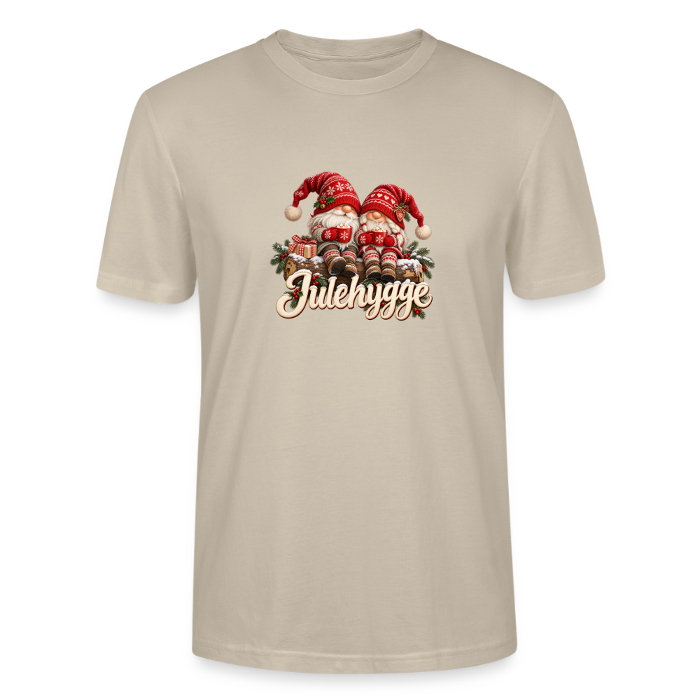 CityShirts - T-shirt - Julehygge – nisser og varm kakao - CS062 - beige