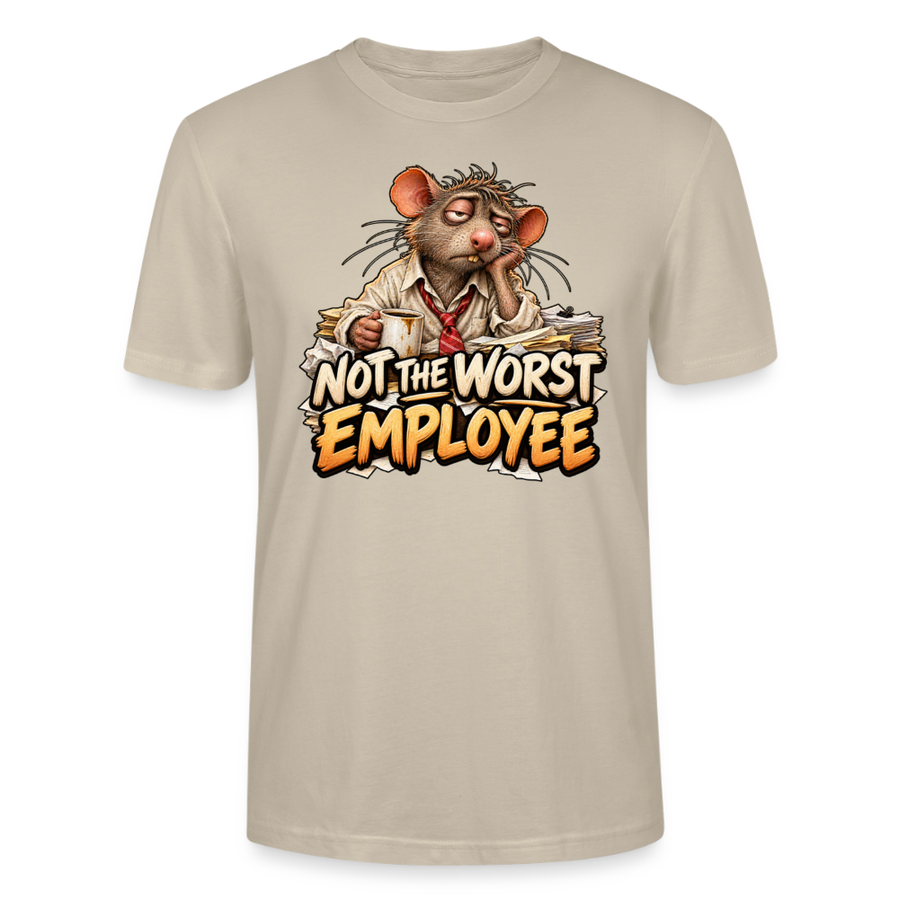 CityShirts - T-shirt - Not the worst employee - CS020 - beige