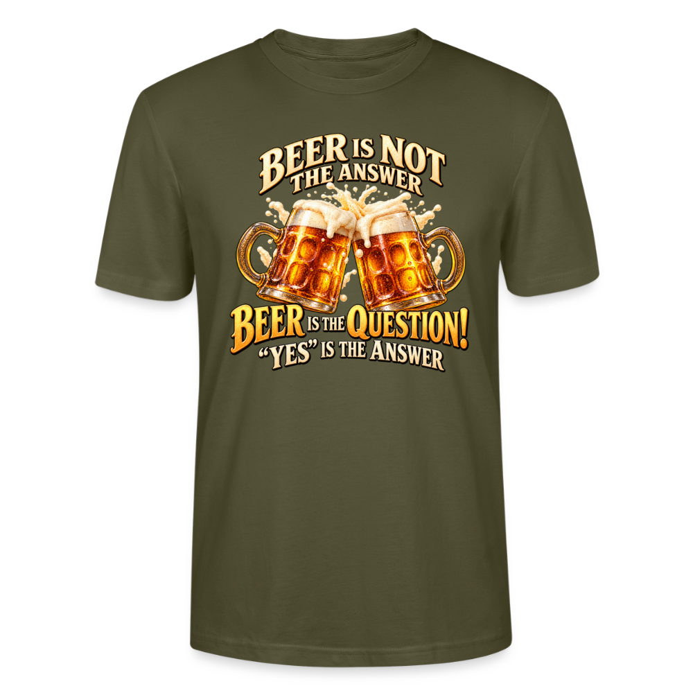 CityShirts - T-shirt - Beer - CS024 - khaki