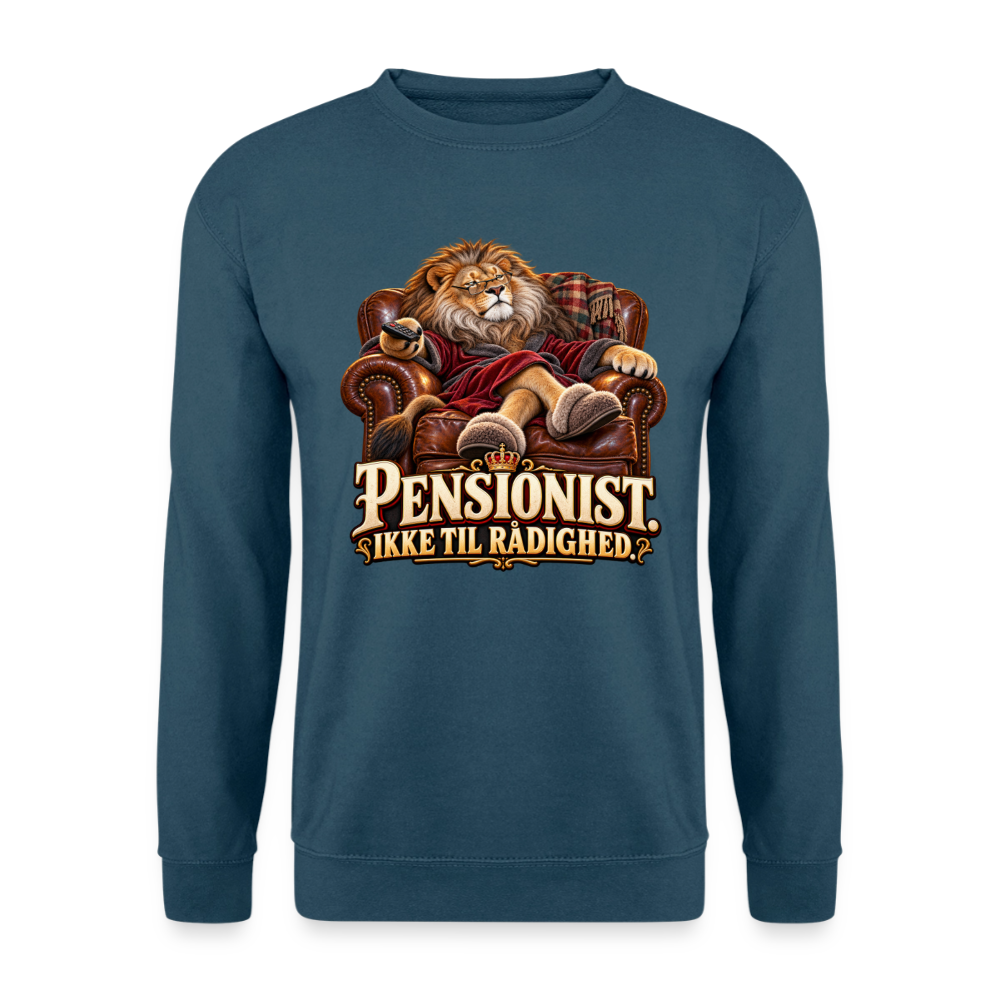 CityShirts - Sweatshirt - Pensionist. Ikke til rådighed. - CS030 - indigoblå