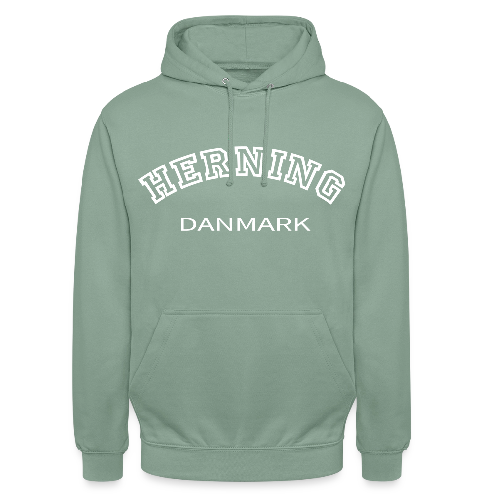 CityShirt - Hoodie - Herning - grågrøn