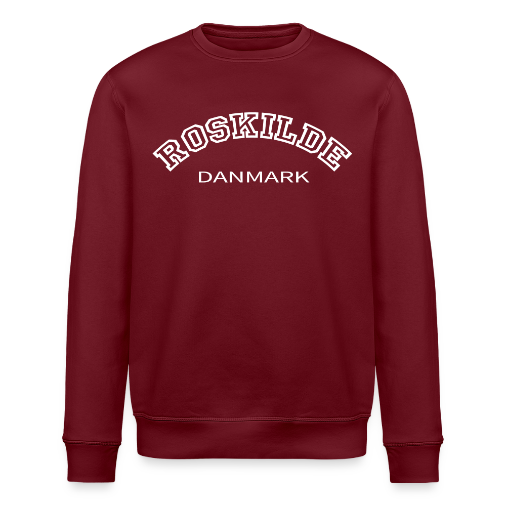 Unisex Organic Sweatshirt - Roskilde - burgunder-rød