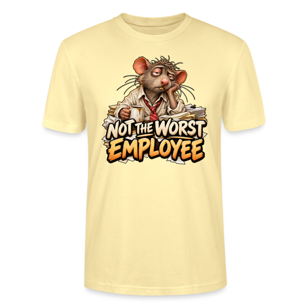 CityShirts - T-shirt - Not the worst employee - CS020 - cremefarvet