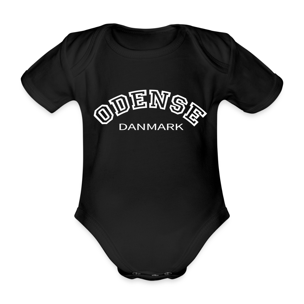 Økologisk Kortærmet Baby Body – Odense - black