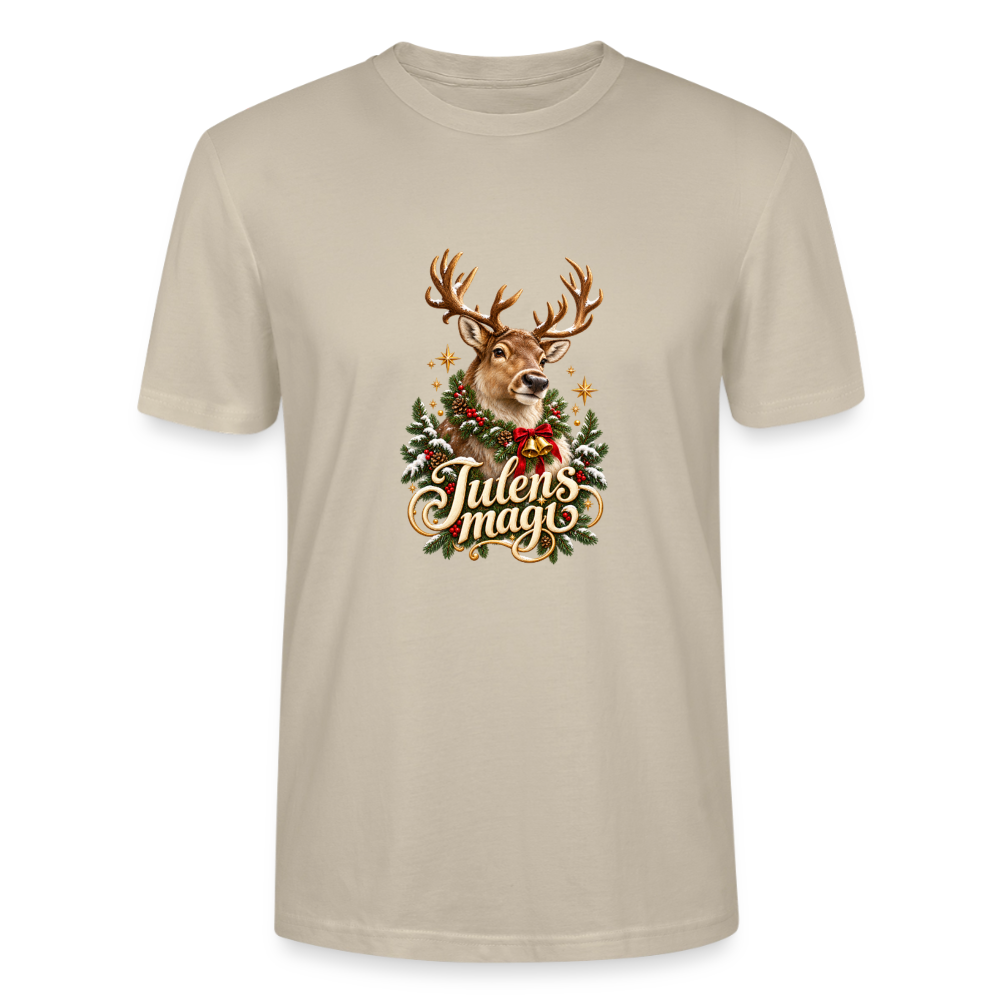 CityShirts - T-shirt - Julens magi – rensdyr - CS065 - beige