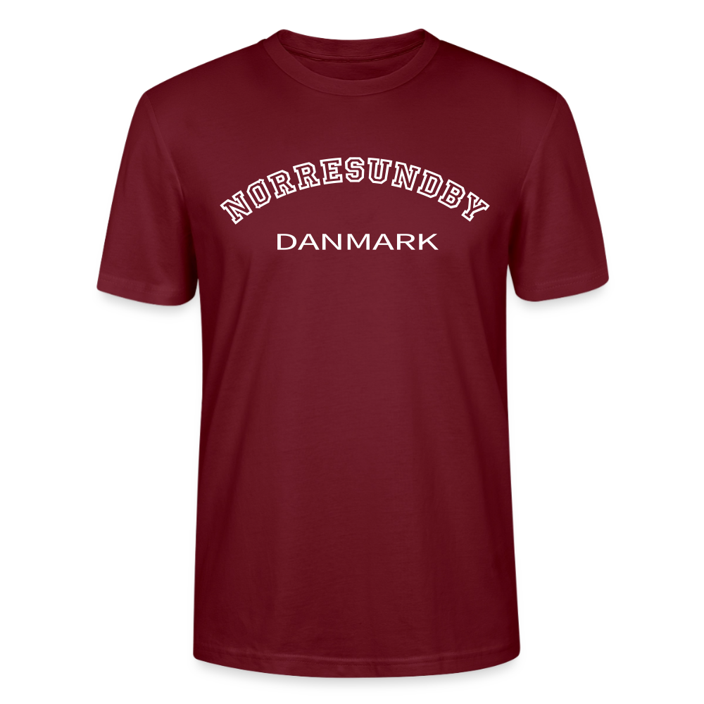 CityShirt - T-shirt - Nørresundby - burgunder-rød