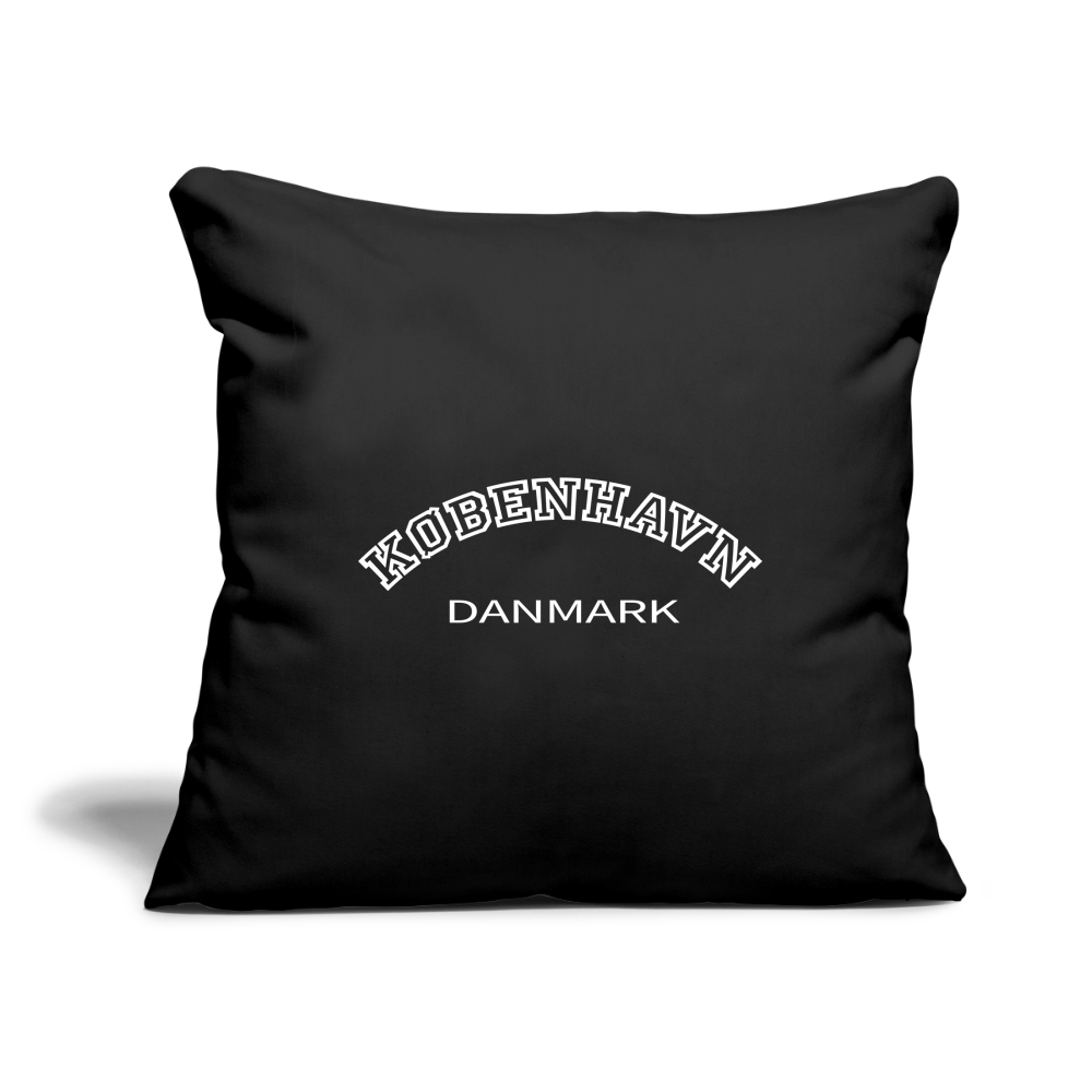 Sofapudebetræk 45 x 45 cm - København - black