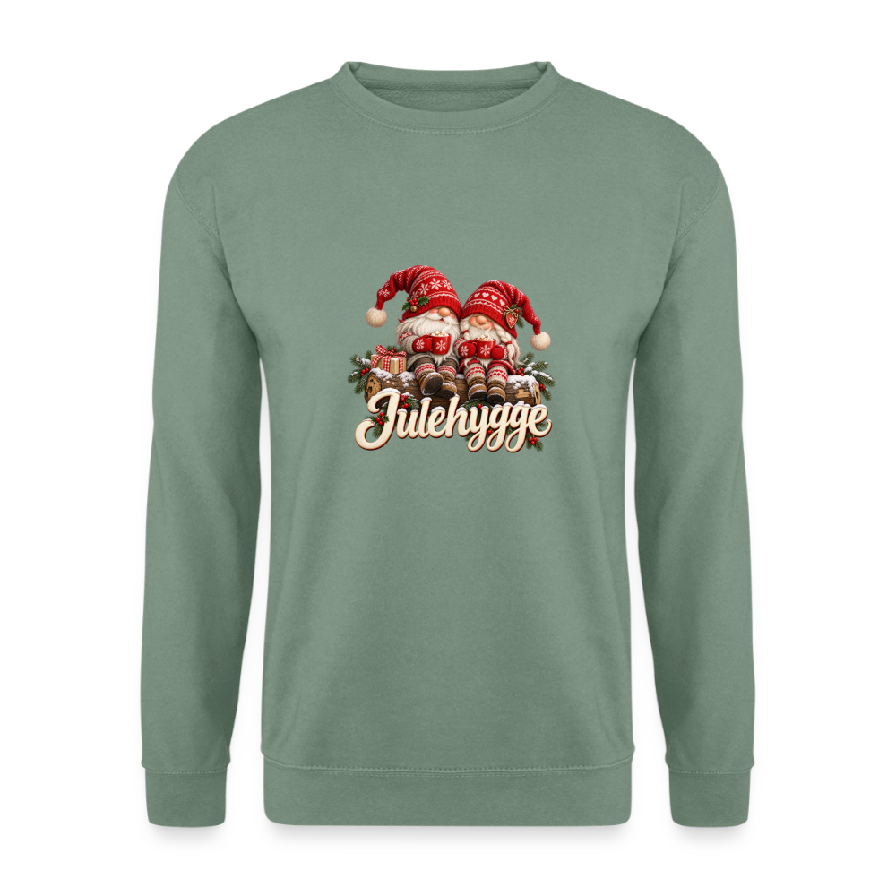 CityShirts - Sweatshirt - Dear Santa, define good – julevaskebjørn - CS028 - grågrøn