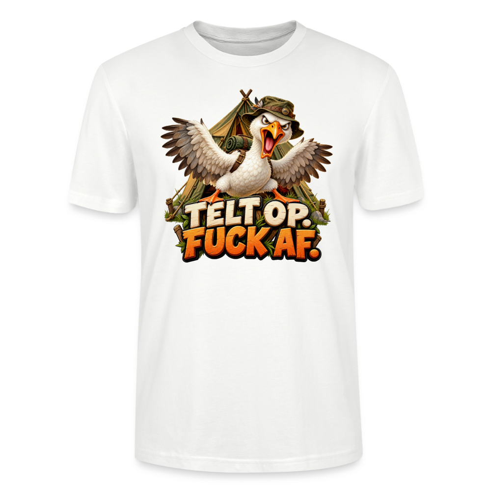 CityShirts - T-shirt - Telt op. Fuck af. - CS037 - hvid