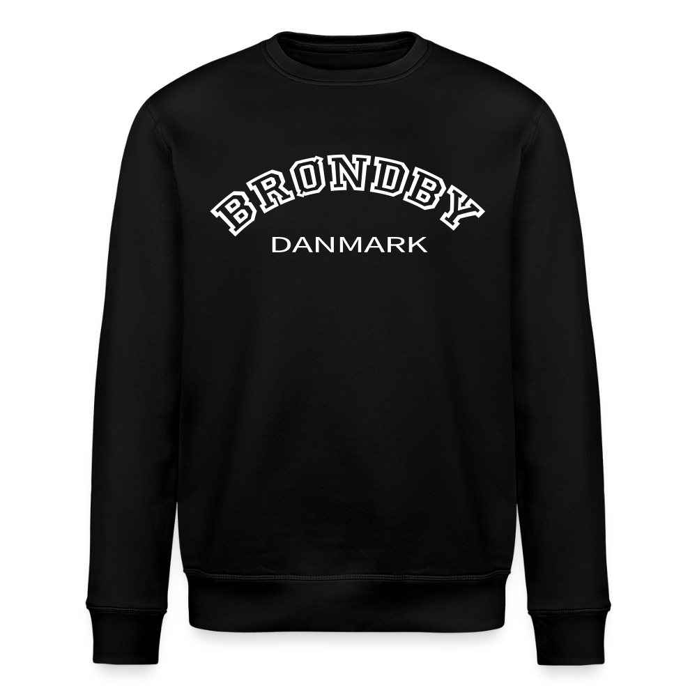 Unisex Organic Sweatshirt - BRØNDBY x DANMARK - black