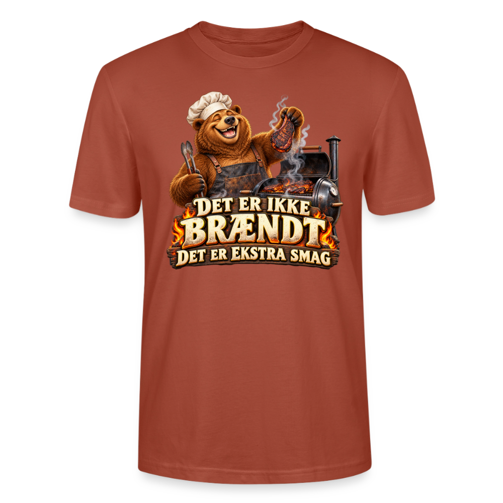 CityShirts - T-shirt - Det er ikke brændt – Det er ekstra smag - CS046 - terrakotta
