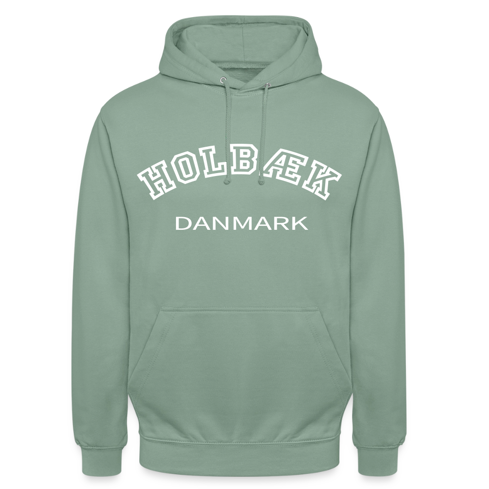 CityShirt - Hoodie - Holbæk - grågrøn