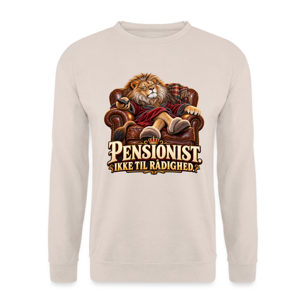 CityShirts - Sweatshirt - Pensionist. Ikke til rådighed. - CS030 - sand