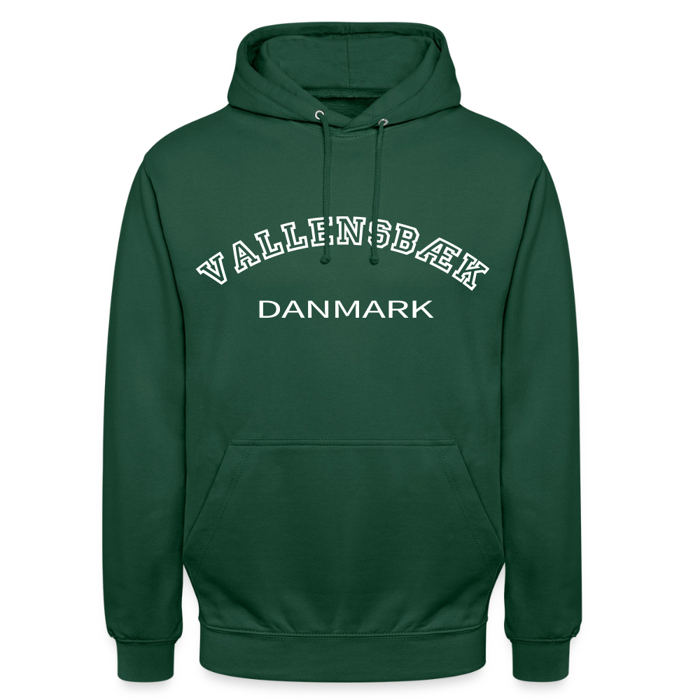 CityShirt - Hoodie - Vallensbæk - flaskegrøn