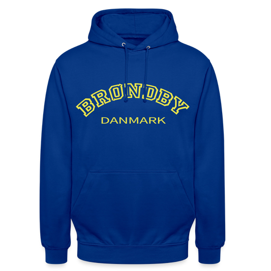 Hættetrøje unisex - Brøndby - kongeblå