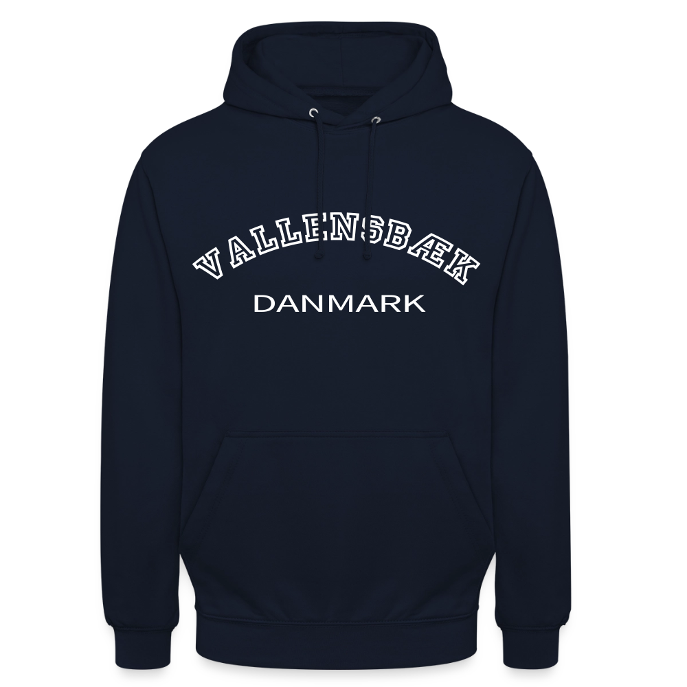 CityShirt - Hoodie - Vallensbæk - marineblå