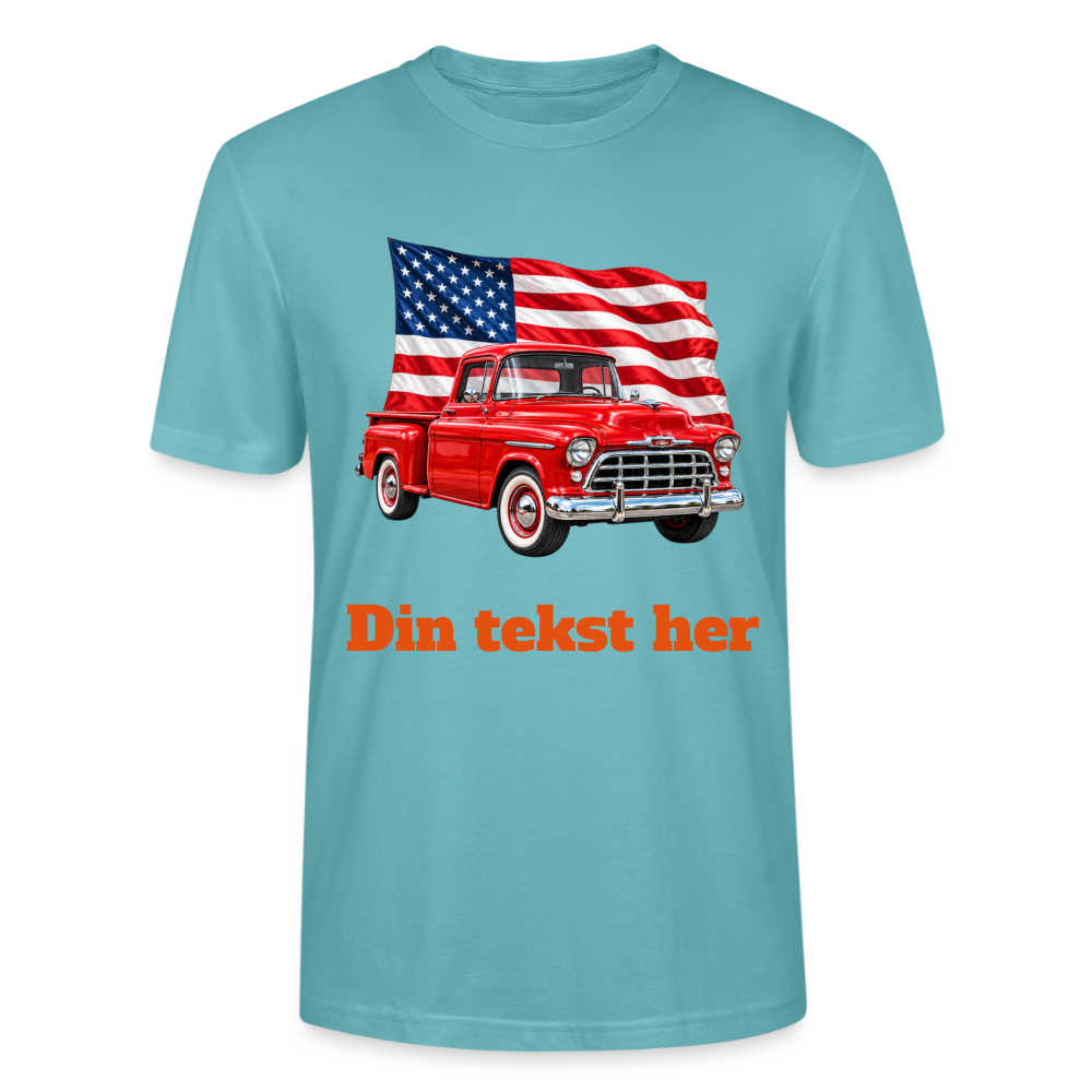 CityShirts - T-shirt - US Car - pastelturkis