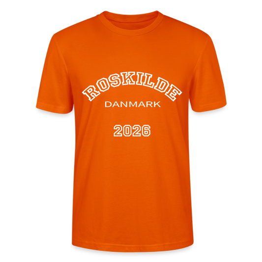 T-shirt unisex - Roskilde 2026 - mørk orange