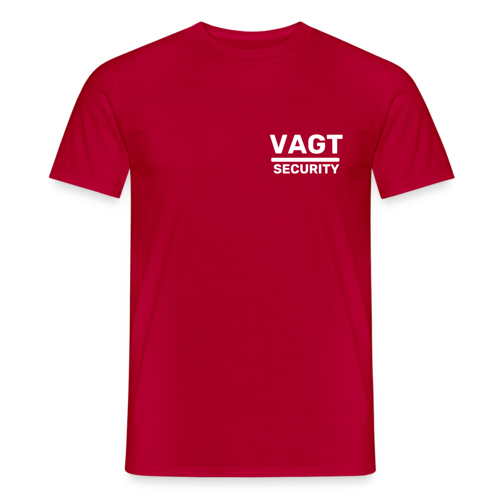 CityShirts - Arbejdstøj - VAGT - AV09 - rød