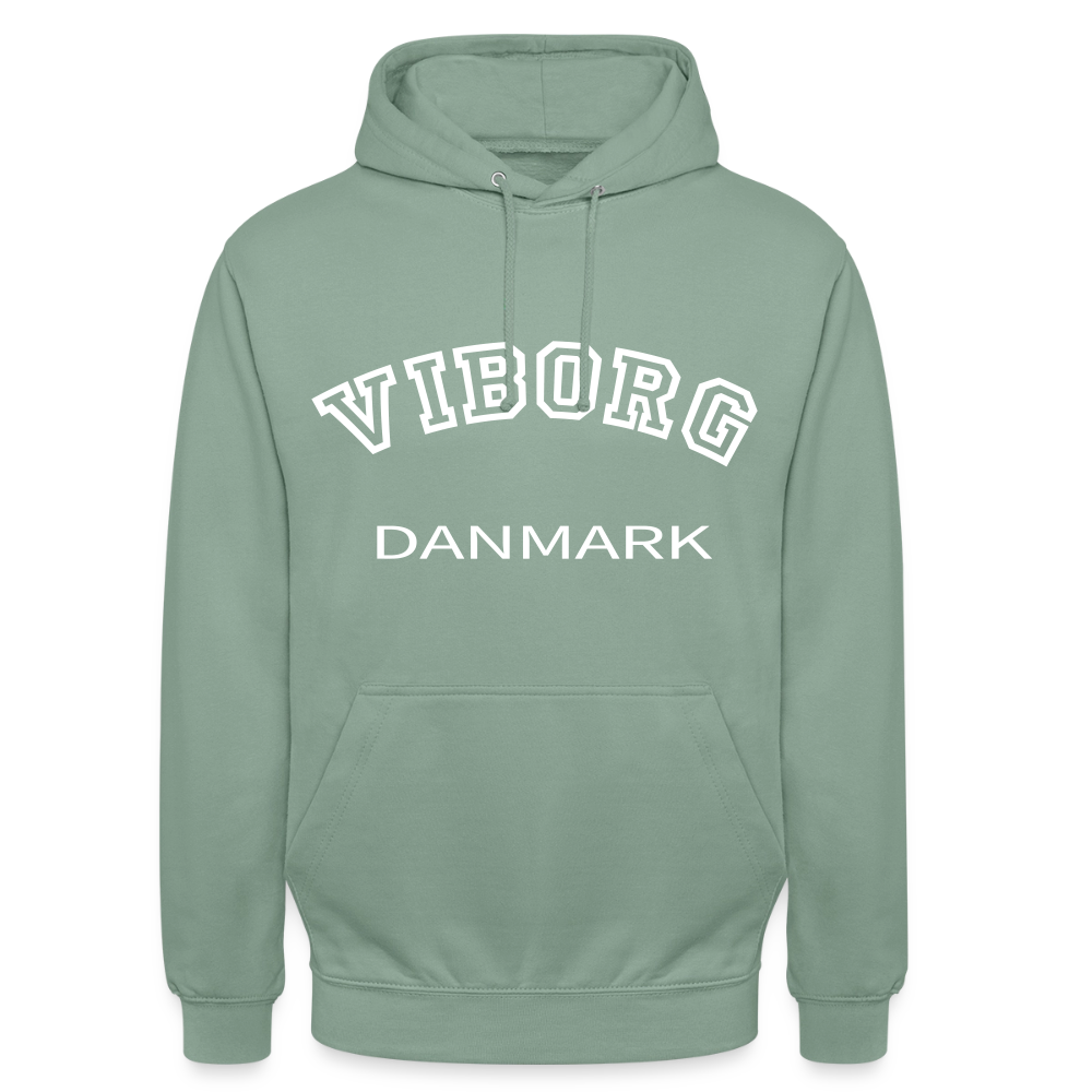 CityShirt - Hoodie - Viborg - grågrøn