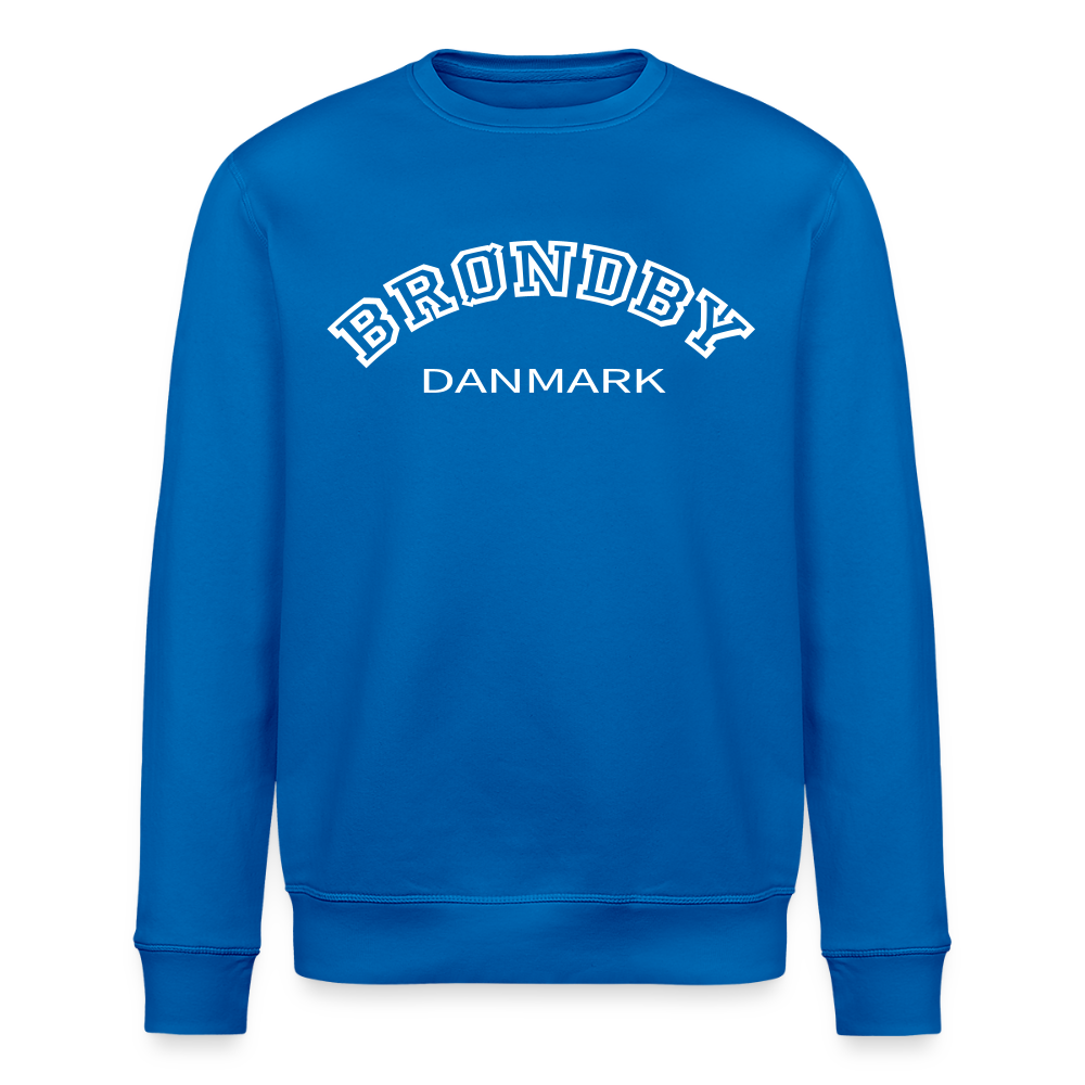 Unisex Organic Sweatshirt - BRØNDBY x DANMARK - royal blue