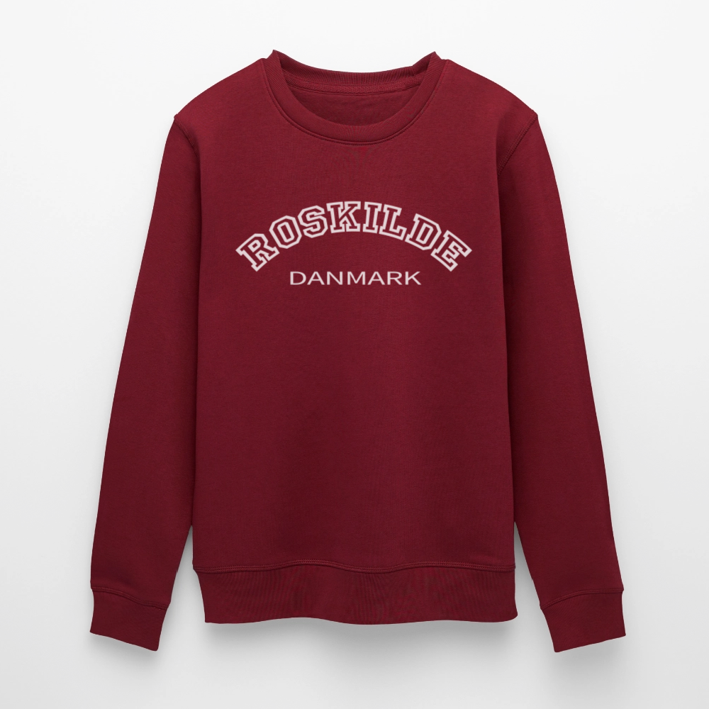 Unisex Organic Sweatshirt - Roskilde - burgunder-rød