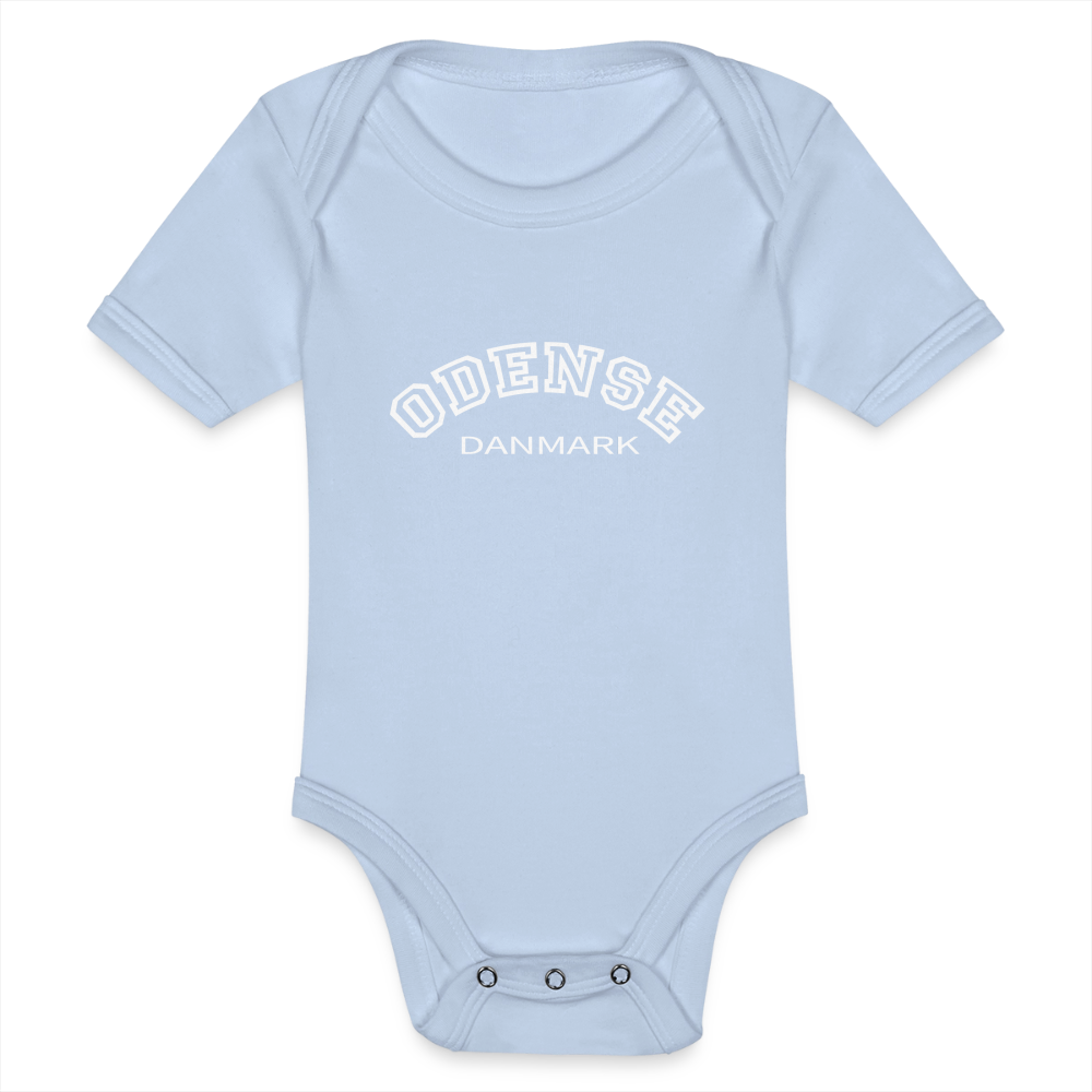 Økologisk Kortærmet Baby Body – Odense - sky