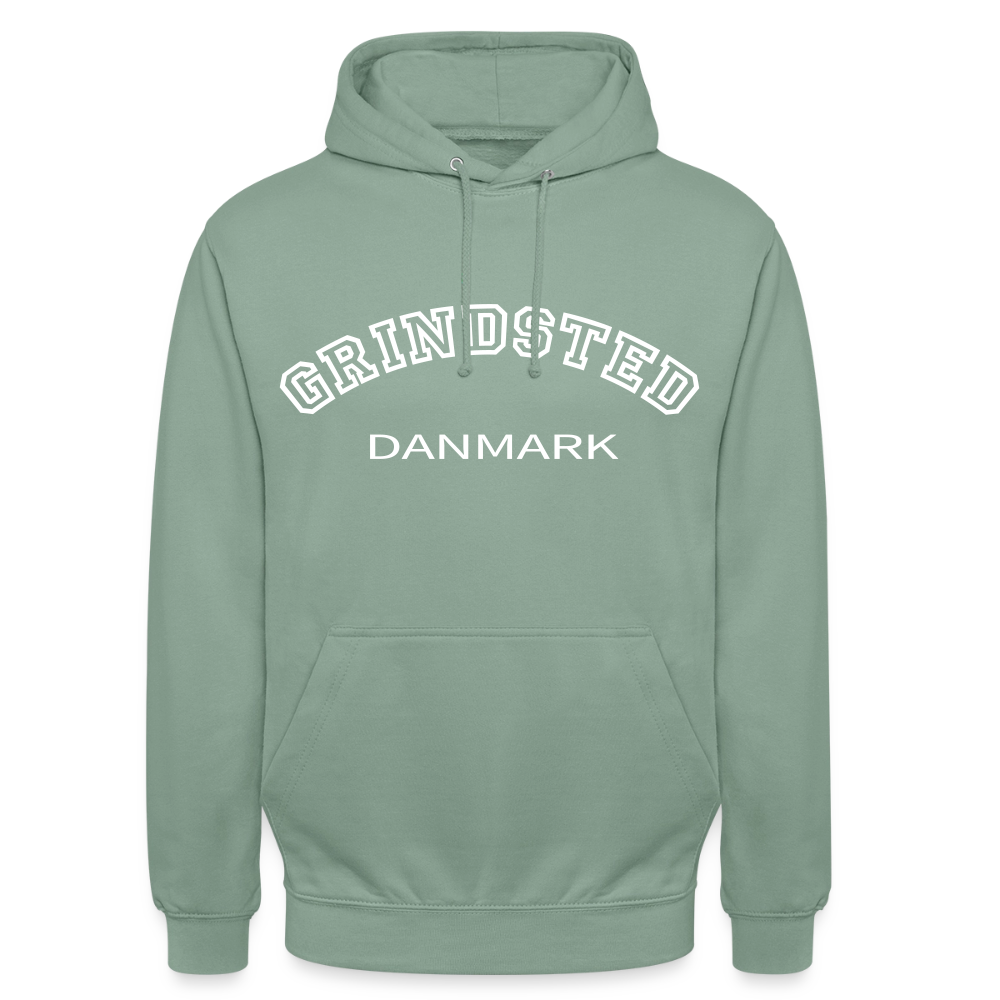 CityShirt - Hoodie - Grindsted - grågrøn