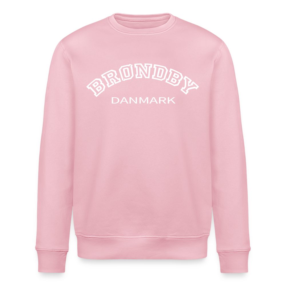 Unisex Organic Sweatshirt - BRØNDBY x DANMARK - cotton pink