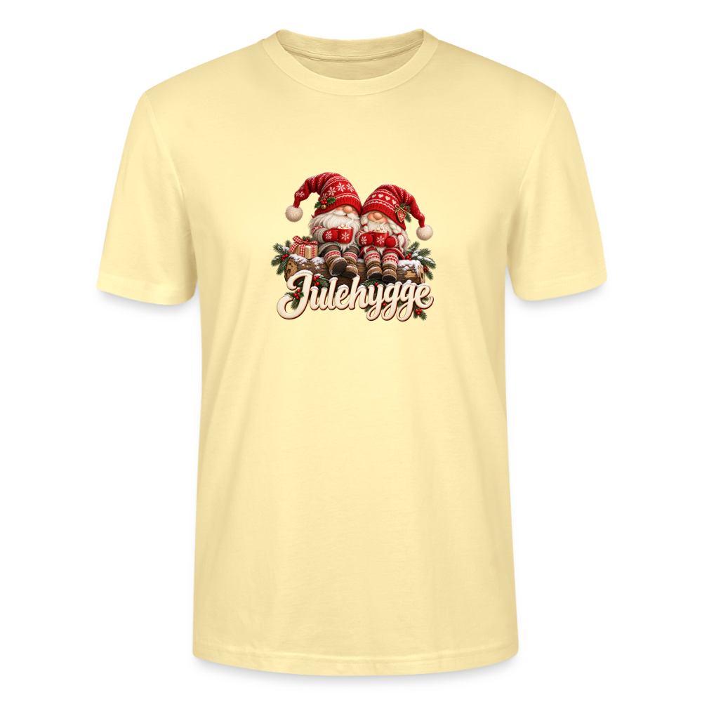 CityShirts - T-shirt - Julehygge – nisser og varm kakao - CS062 - cremefarvet