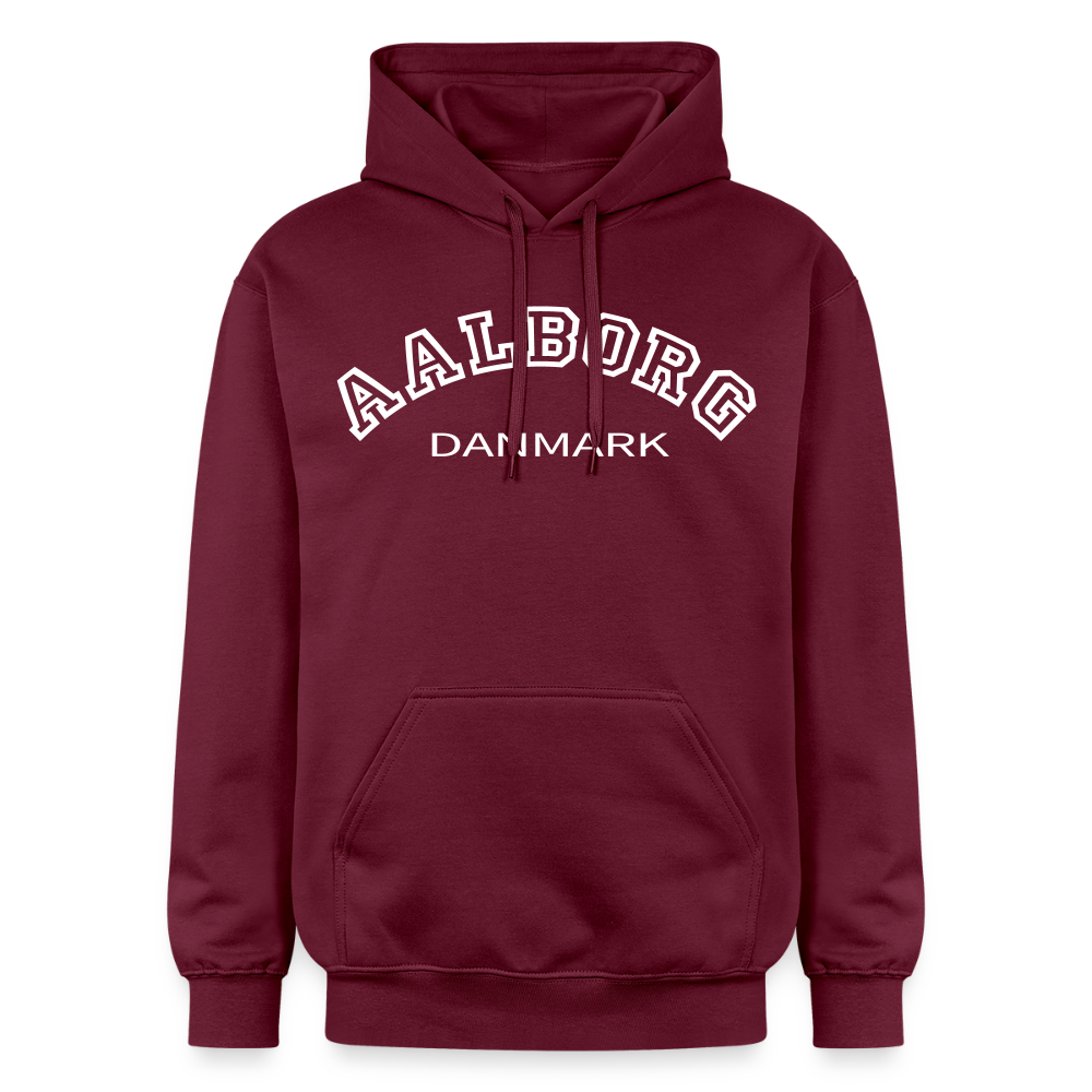 Unisex Hoodie - Aalborg - maroon
