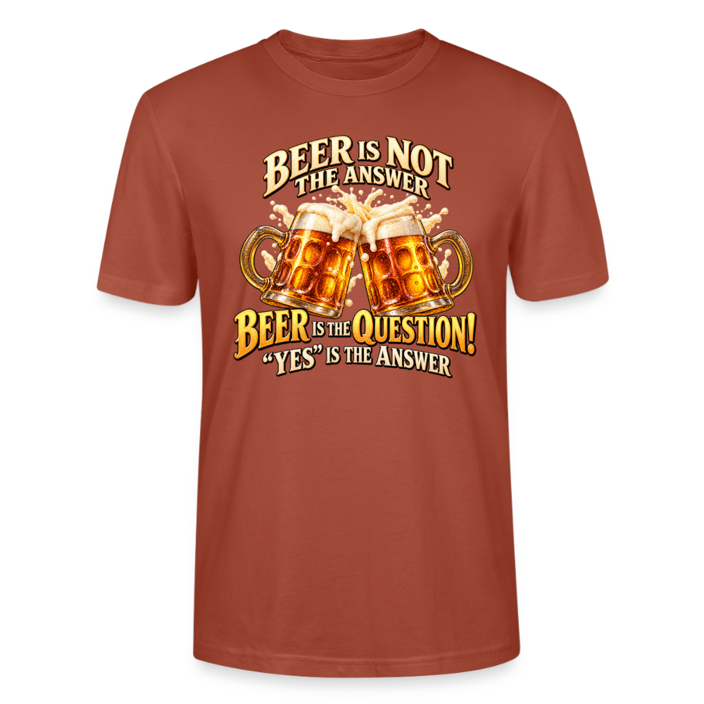 CityShirts - T-shirt - Beer - CS024 - terrakotta