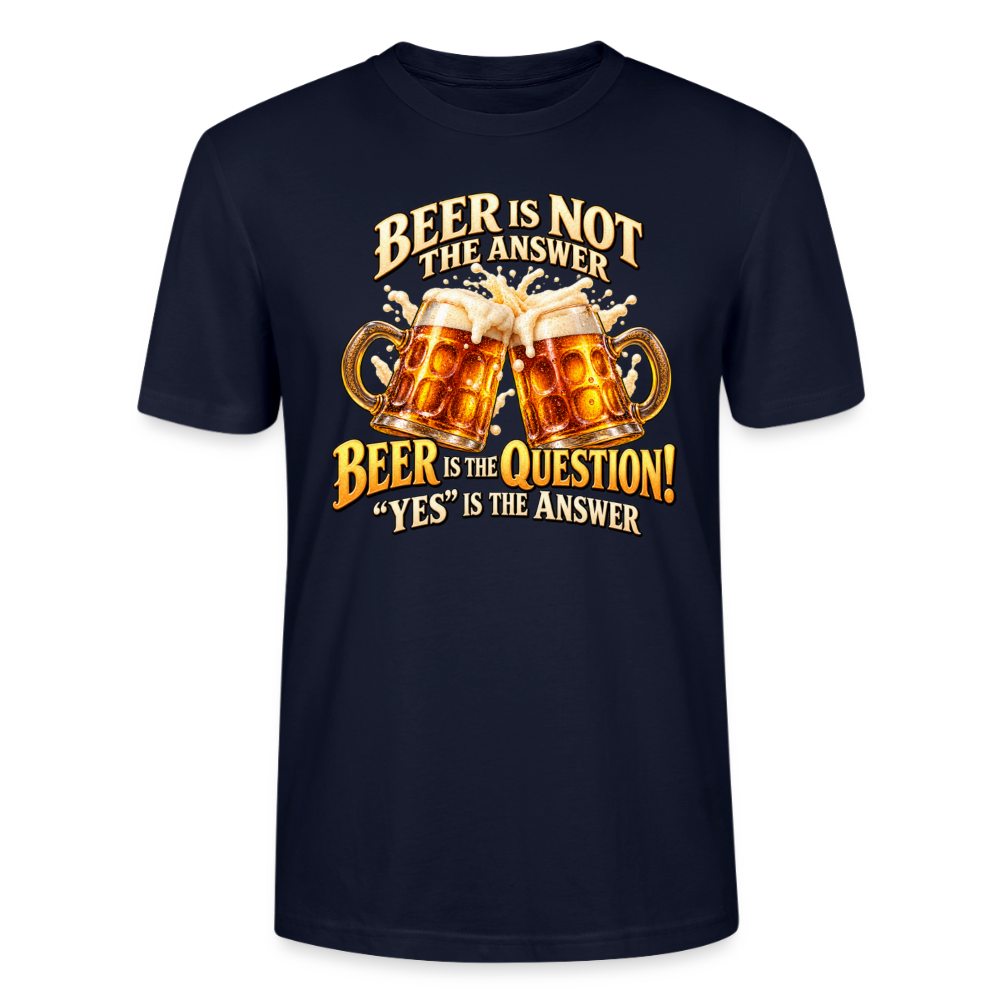 CityShirts - T-shirt - Beer - CS024 - marineblå