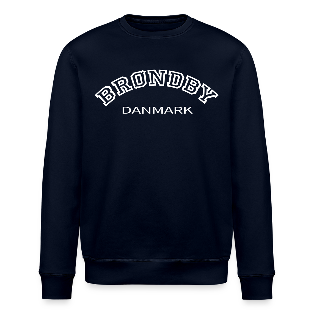 Unisex Organic Sweatshirt - BRØNDBY x DANMARK - navy