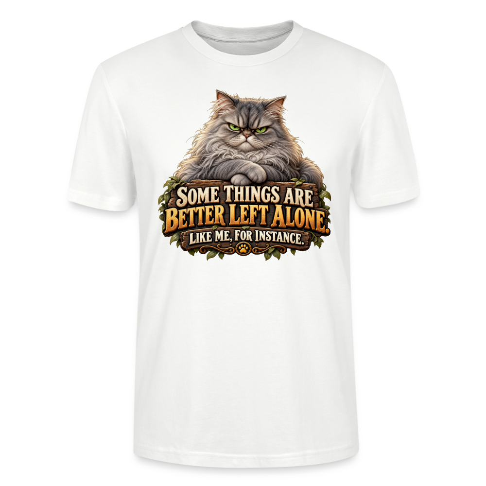 CityShirts - T-shirt - Better left alone – Like me, for instance - CS015 - hvid