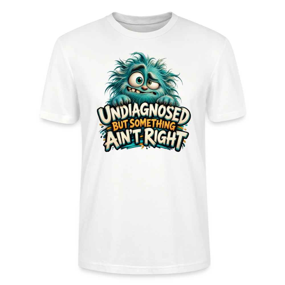 CityShirts - T-shirt - Undiagnosed – But something ain’t right - CS005 - hvid