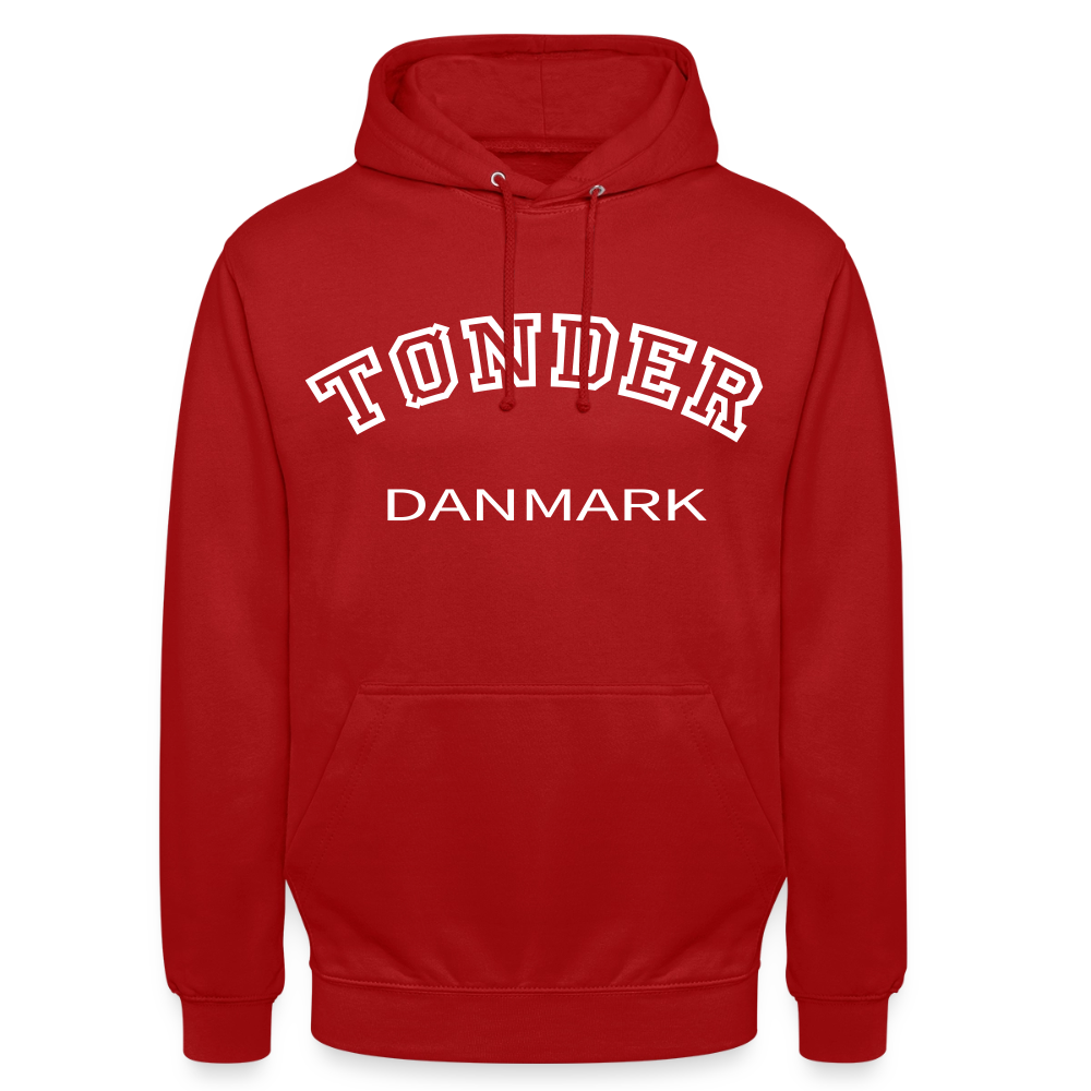 CityShirt - Hoodie - Tønder - rød