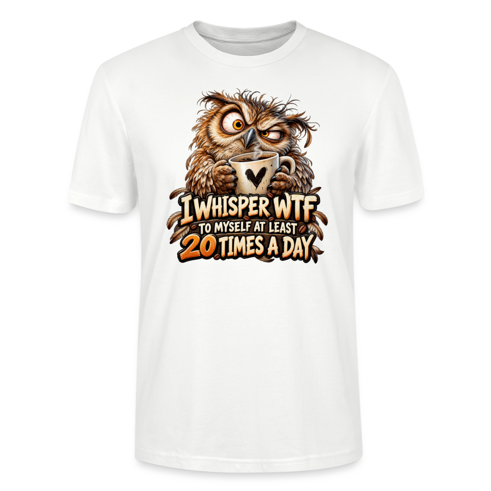 CityShirts - T-shirt - I whisper WTF to myself - CS011 - hvid