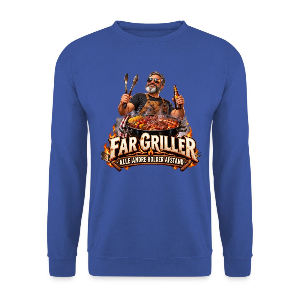 CityShirts - Sweatshirt - Far griller – Alle andre holder afstand - CS055 - kongeblå