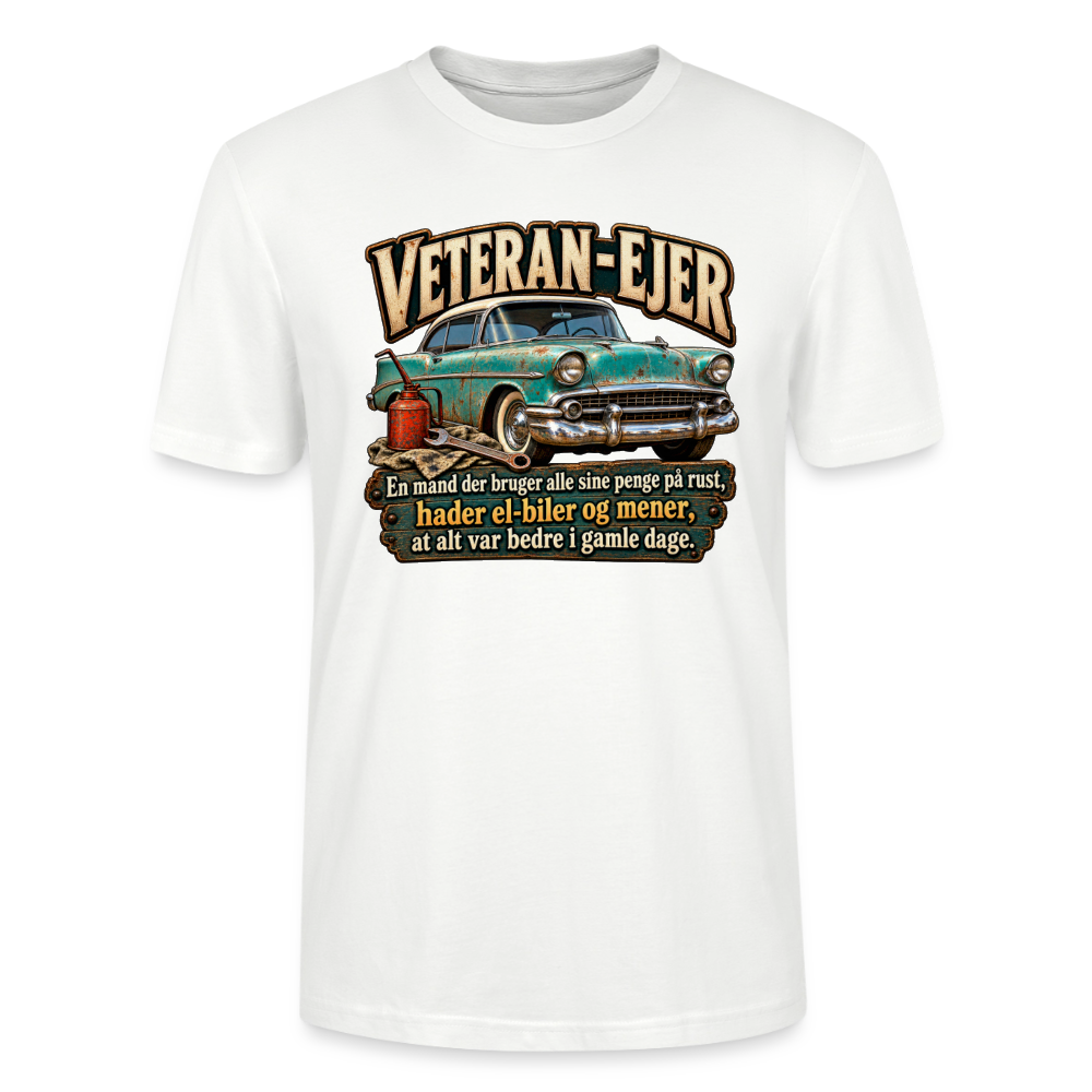 CityShirts - T-shirt - Veteran-ejer - CS017 - hvid